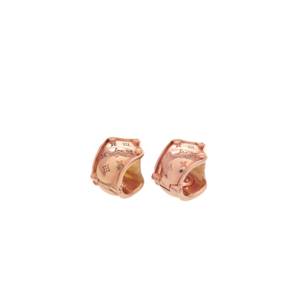 LOUIS VUITTON Gold Earrings - Picture 3 of 4